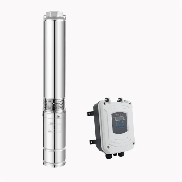 Hybrid 2 Five 4 Inch 5Hp 220V Diameter 50 Meters Submer Submersible Water Pump With Solar Power Of Shallow Deep Well
