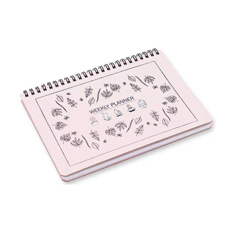 Custom Desk Planner Week Planner Printed Pink Digital 2021 Monthly Planner
