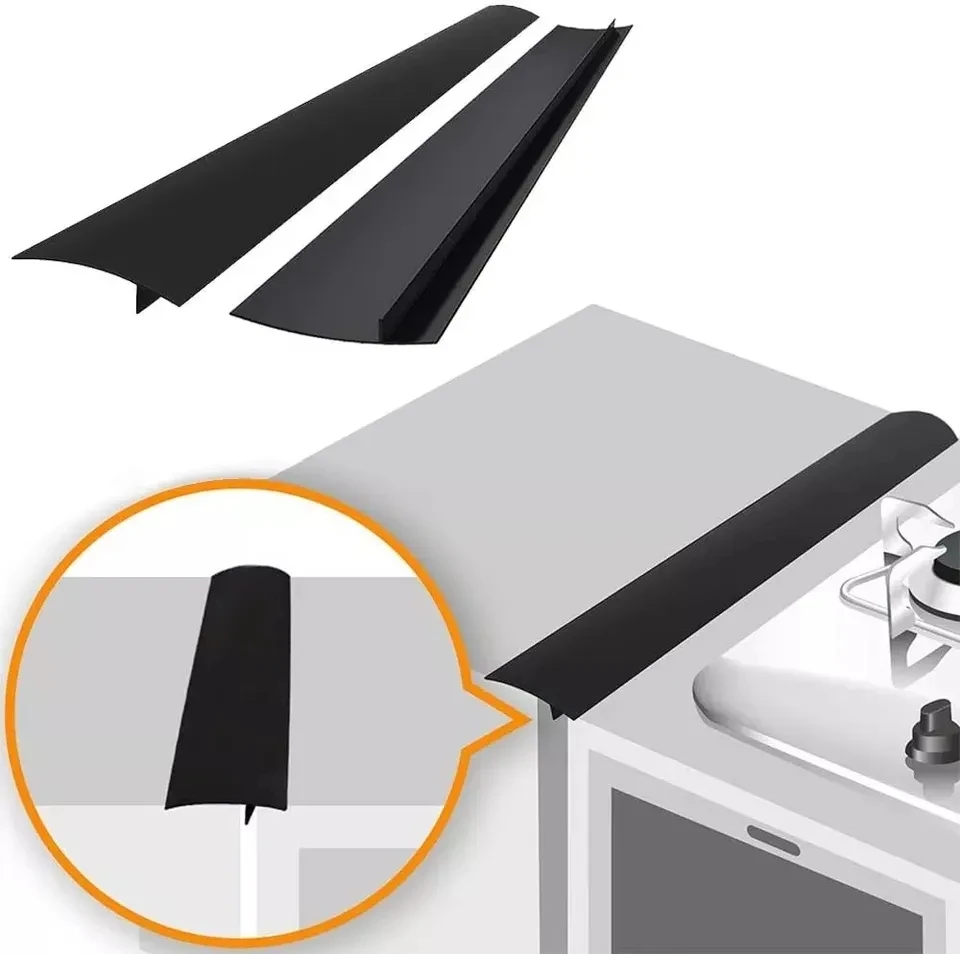 Hot Selling 21 25 30 Inch Stove Counter Gap Cover Strip Kitchen Silicone Stove Counter Gap Cover