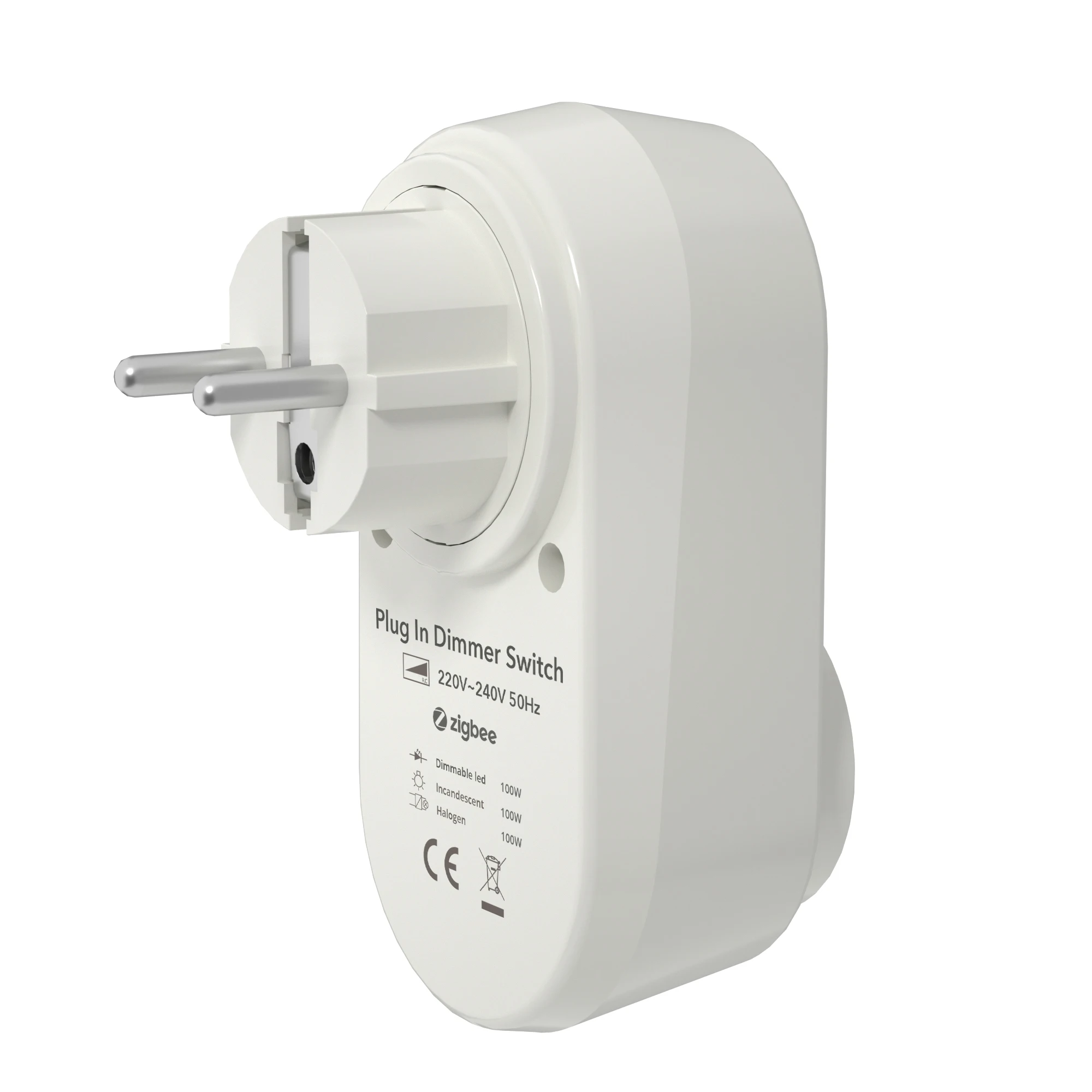 Стандарт ЕС 220V 100W задней кромкой ротационный Smart настольная лампа штекер ZigBee светодиодный диммер