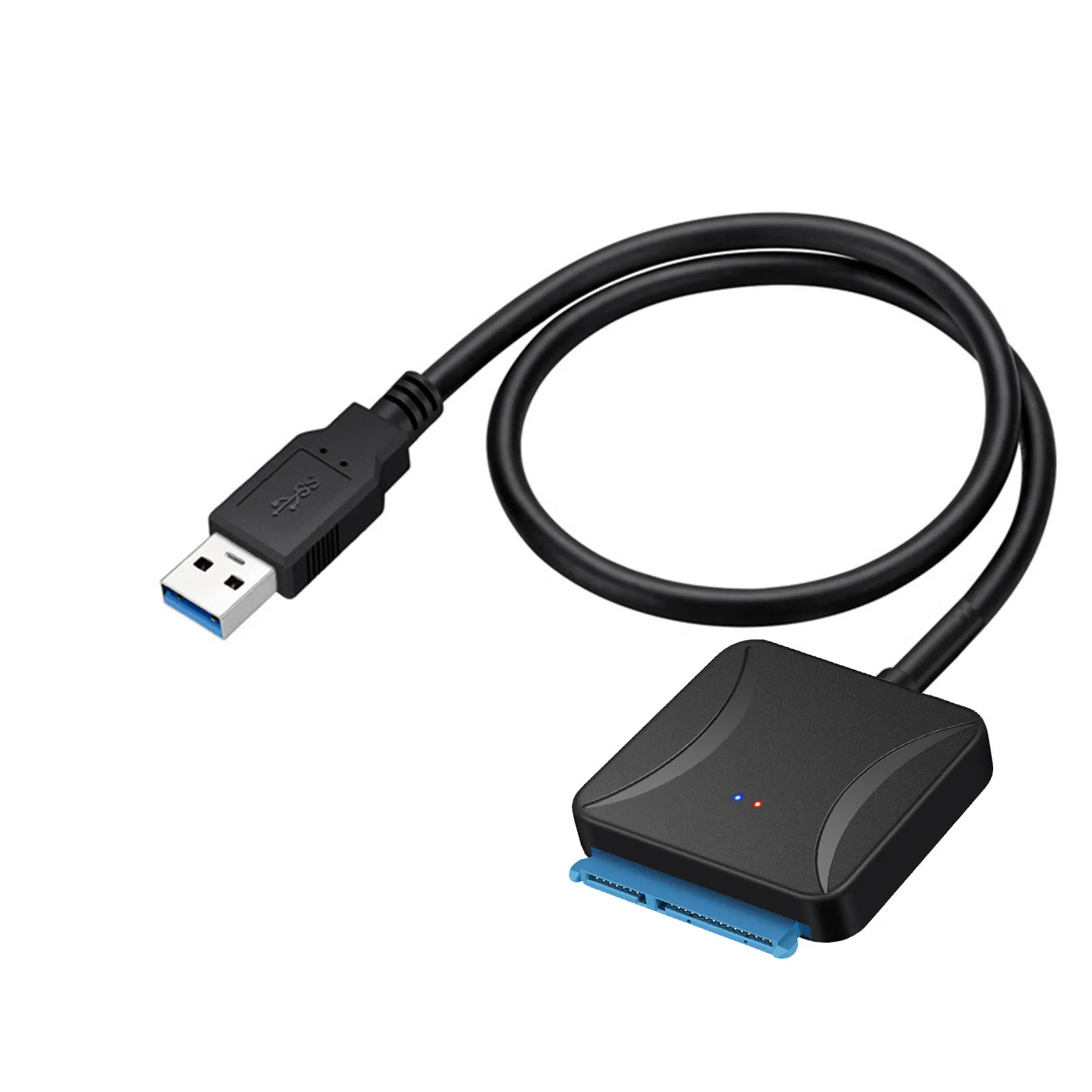 Переходник с SATA на USB Кабель 3 0 жесткий диск 22pin адаптер конвертер для жесткого диска 2 5 дюйма HDD III и