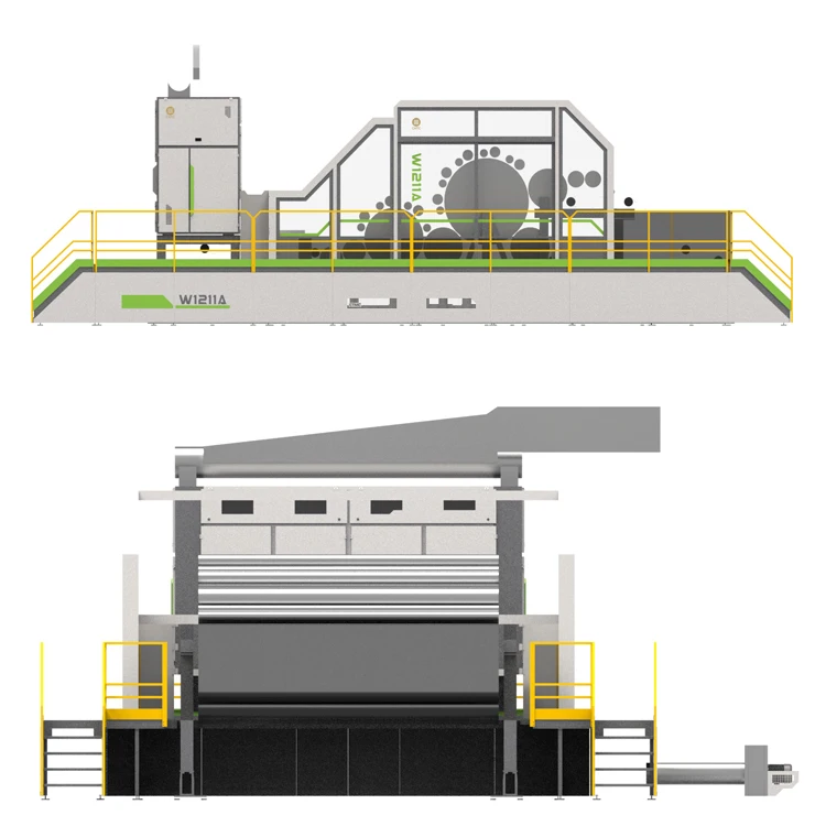 High Speed  Carding Machine for Cotton  Polyester and Viscose  Fiber in Spunlace Production Line