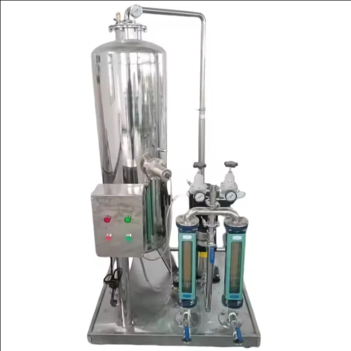Small Carbonic Acid Water Blending Machine Soft Drink Soda Water cola water Mixer CO2 Mixing Machine Beverage Mixed Equipment