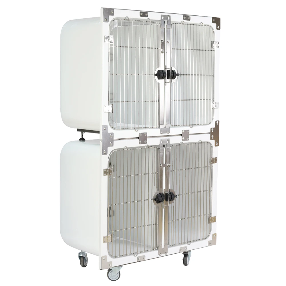 KA-510 Professional pet products factory AEOLUS wholesale cat dog cage clean veterinary cages KA-501 Fiberglass pet cage