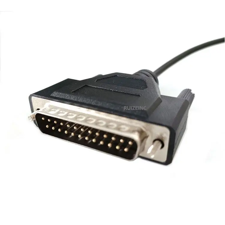 USB RS232 TO DB25 Male Serial communication cable DB25 Adapter Cable Wire Fanuc Series oi Mate Computer cable RUIZEINC