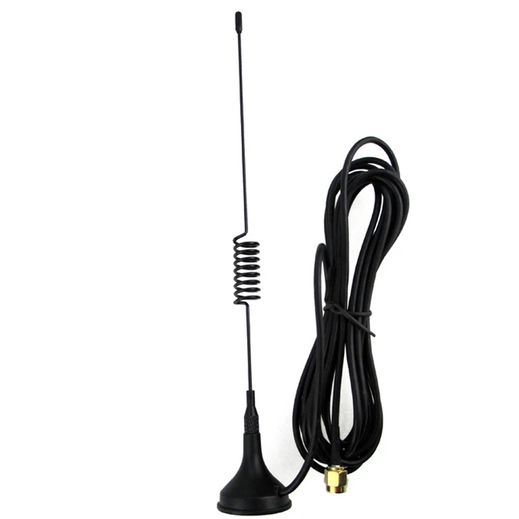 
Factory wholesale price WIFI/ GPRS /2.4G/3G/4G/433 small sucker antenna high gain SMA- interface antenna 