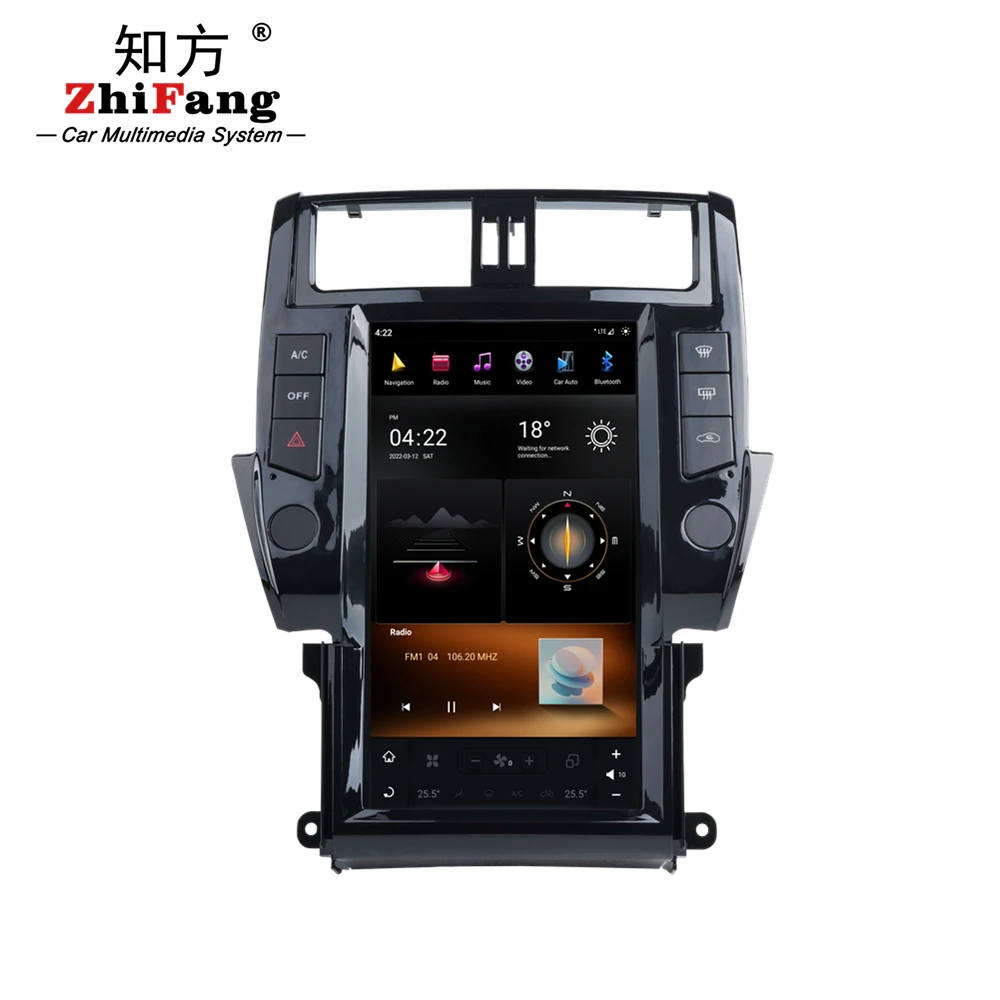 Android 11.0 Car Multimedia Player Headunit GPS Radio Carplay for Toyota Prado150 2010-2013 360 cameras high level