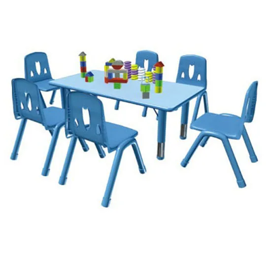 Preschool tables and chairs for daycare kindergarten furniture outdoor
