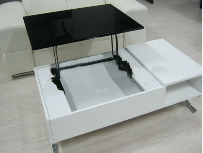 High Quality Buffer Unilateral Lifting Frame Customizable Coffee Table With 30Kg Bearing Capacity For Versatile Applications