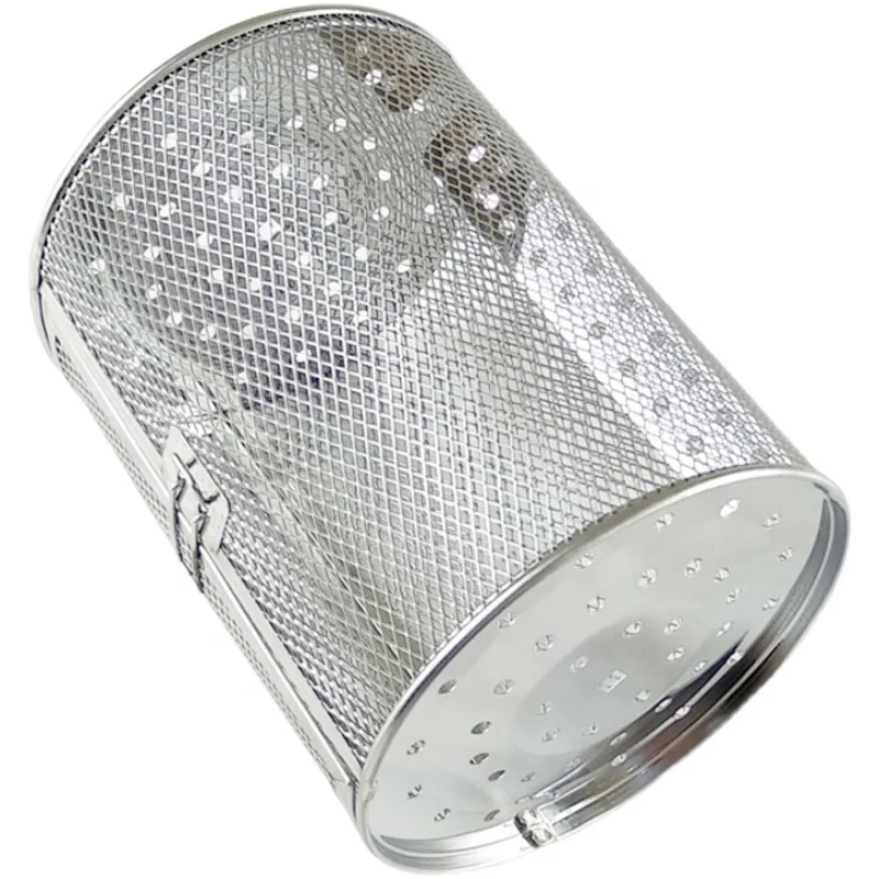 
Oven Accessories Rotary Grilling Cage Food Grade SUS304 Stainless Steel Roasted Peanut Nuts Grill Grill Baking Tools 