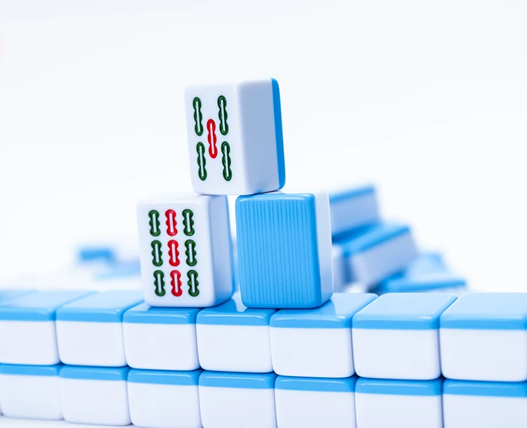 Custom chinese 25mm 40mm 46mm  mahjong tiles set game mini  blank acrylics jade  travel magnetic cards with numbers mahjong