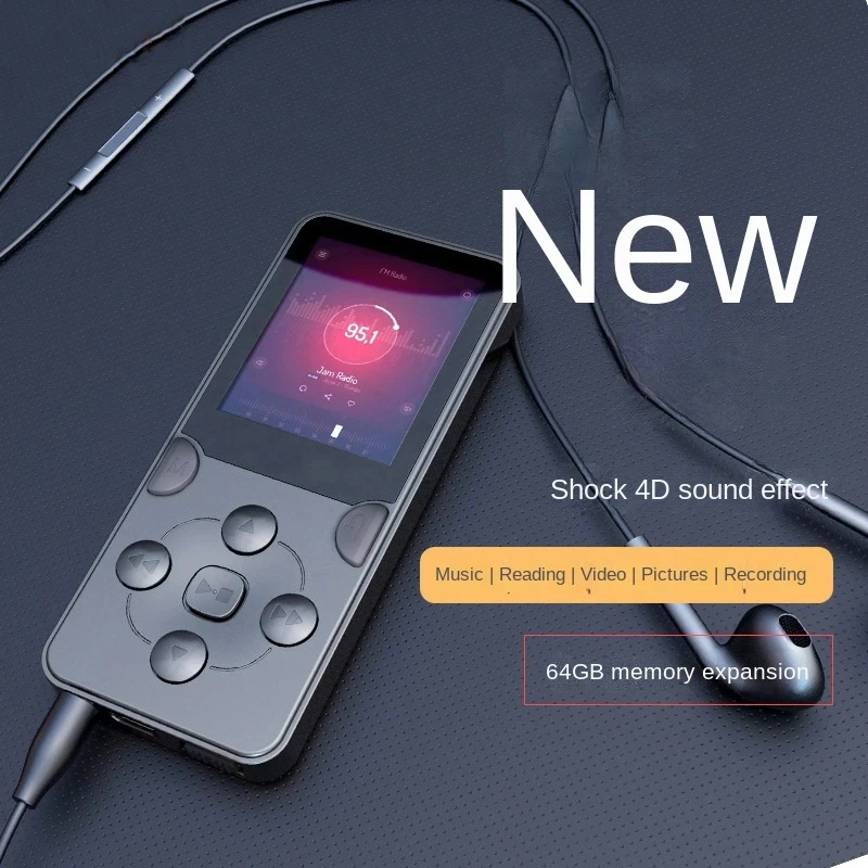 Портативный MP3-плеер для студентов с шумоподавлением Walkman HIFI музыка MP4 Воспроизведение электронная книга видео в любое время