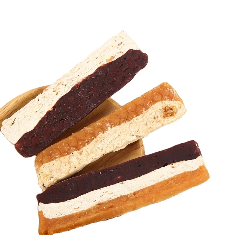 rawhide beef chicken slice Dental Snacks delicious and nutritious Tartar Removal high-quality ingredients Wholesale OEM