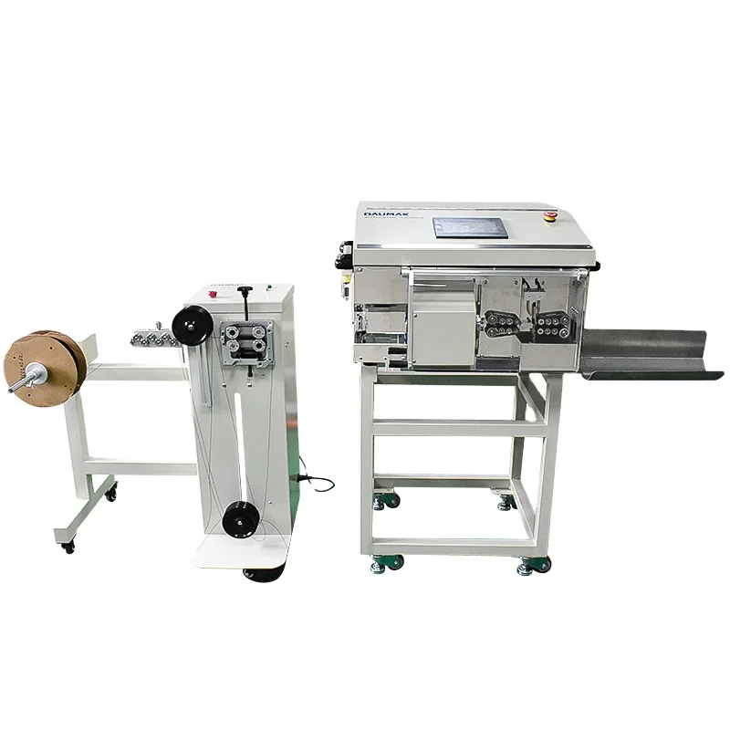BORX Automatic coaxial stripping machine TK-9800  wire feeder cable harness peeling machine cable processing stripper machine