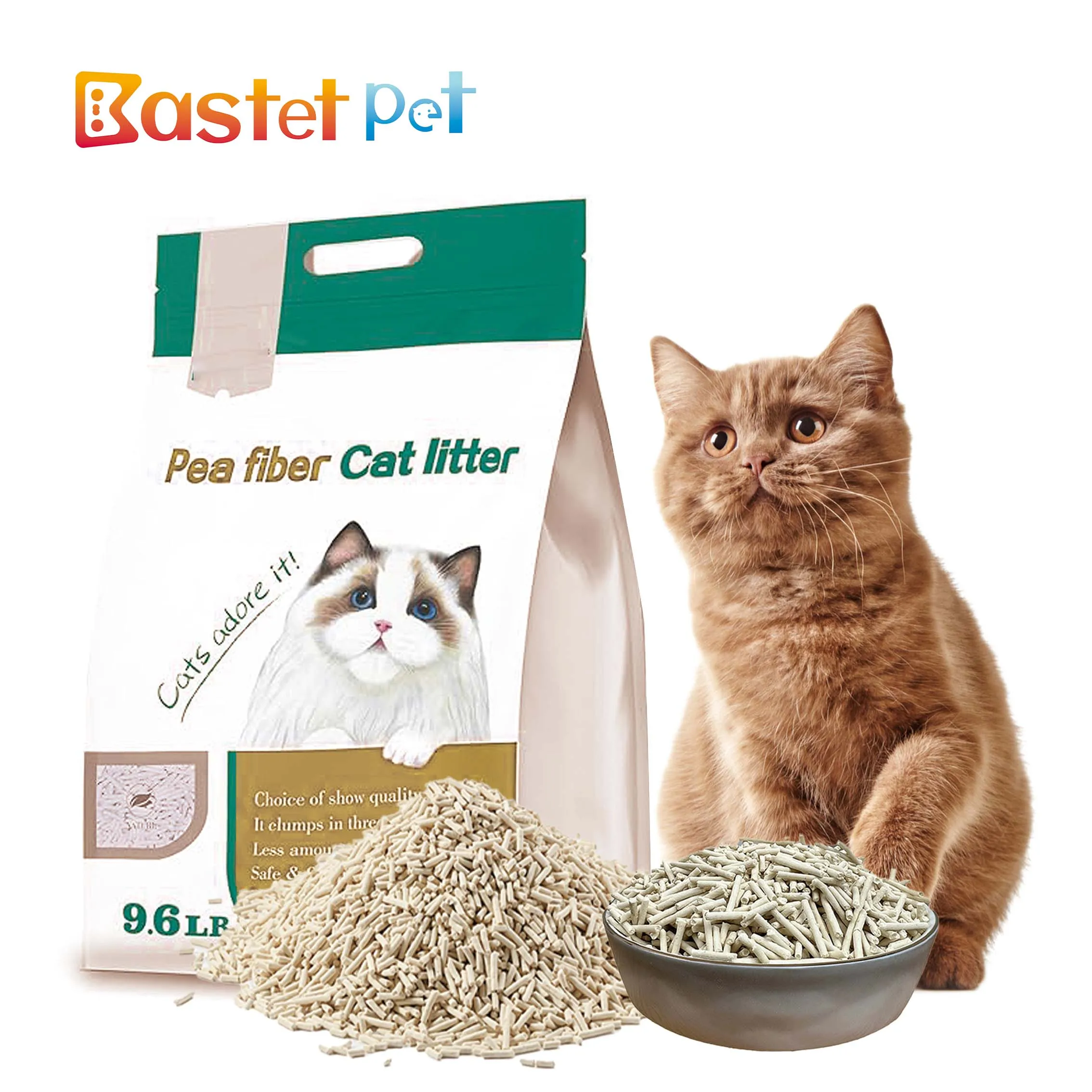 OEM tofu cat litter Premium Quality Cat Waste Management Solution Natural Lavender Corn Cornstarch Ball Eco-Friendly cat sand