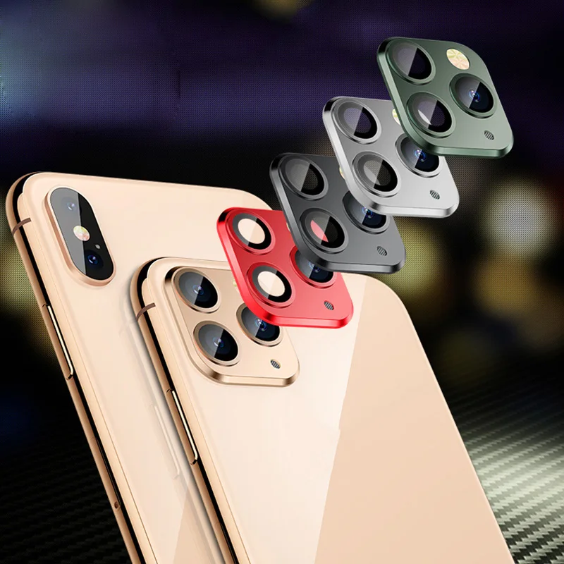 2020 Анти-Царапины чехол для камеры для iPhone x max XR секунд изменение 11 11 pro 11pro max металлический винт для камеры объектив Защитная пленка для экрана