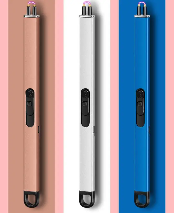 USB lighter Rechargeable plasma Lighters BBQ Camping Arc Lighters