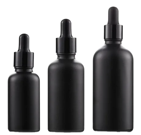 Китайская маленькая черная бутылка под заказ 5 мл 10 мл 15 мл стеклянная бутылка для эфирного масла