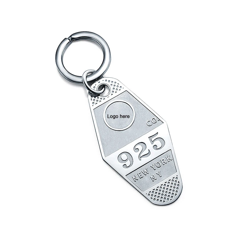 Factory price custom metal hotel keychain acrylic hotel keychain