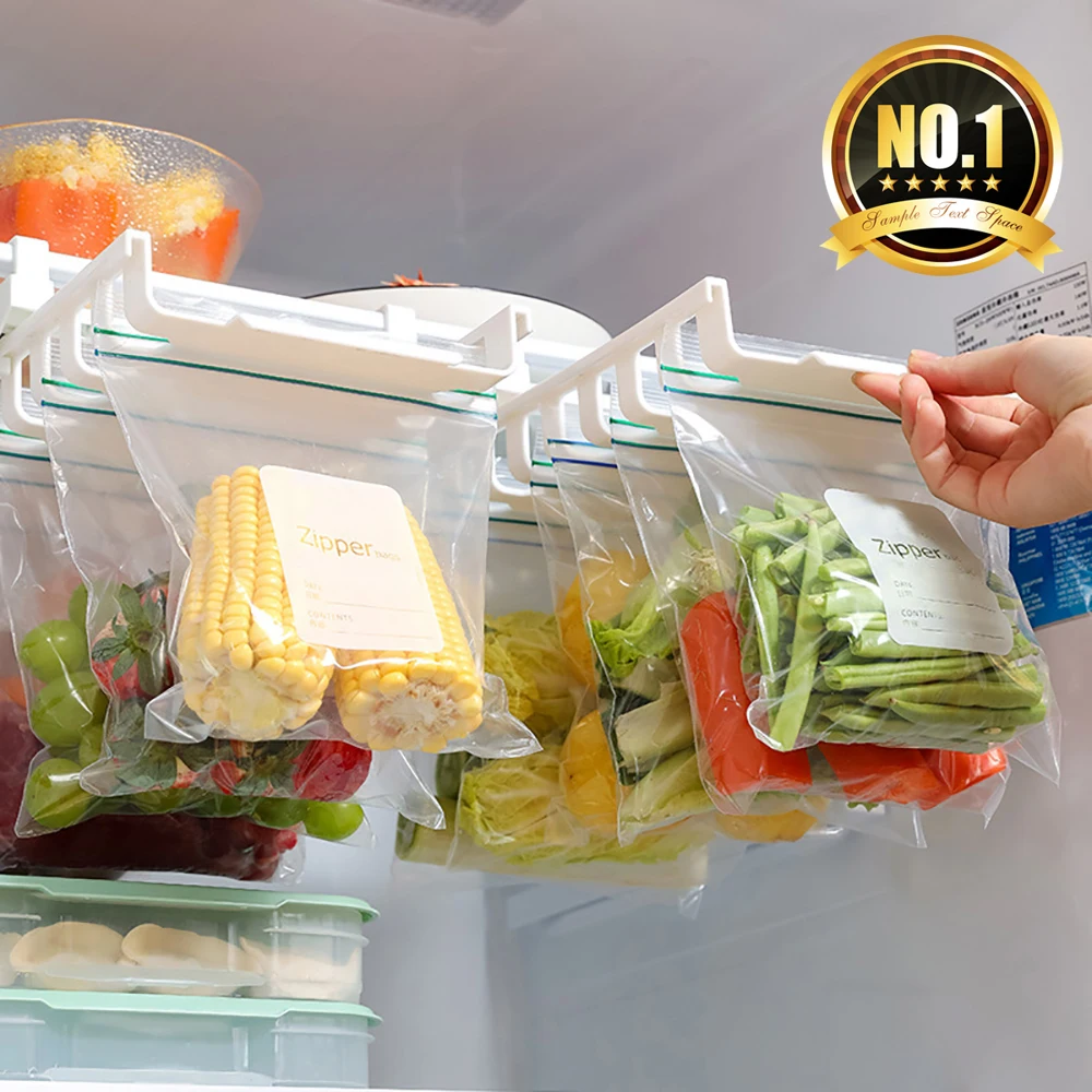 2021 Новое поступление лоток для хранения свежей молнии сумка для хранения Вешалки для холодильника морозильник холодильник кухонный Органайзер