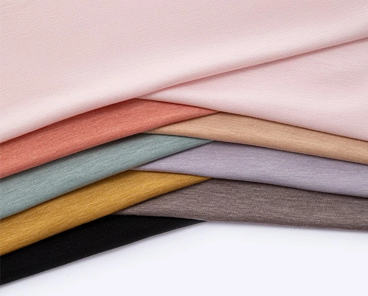 63%milk fiber 29%modal 8%spandex 165gsm milk jersey fabric for underwear tshirt clothes