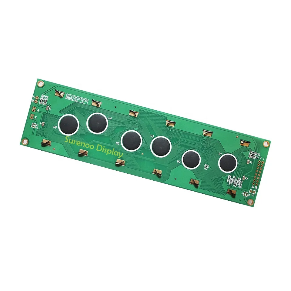 190*54MM 2*8P+2P 404 4004 40X4 Yellow Green Blue Character LCD Module Display Screen Panel LCM with LED Backlight