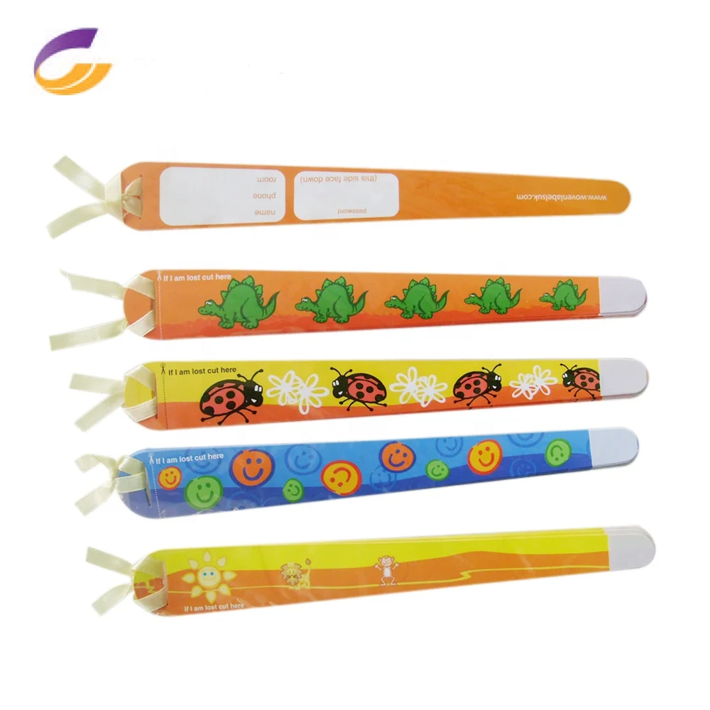 KID safefy paper wristbands