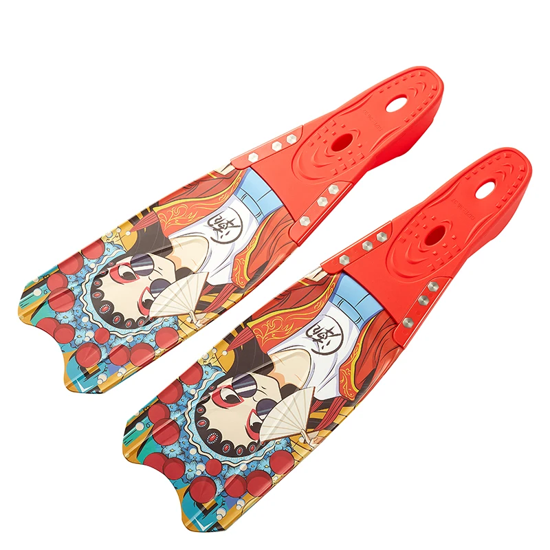 Модные Силиконовые плавники для подводного плавания со съемными плавниками