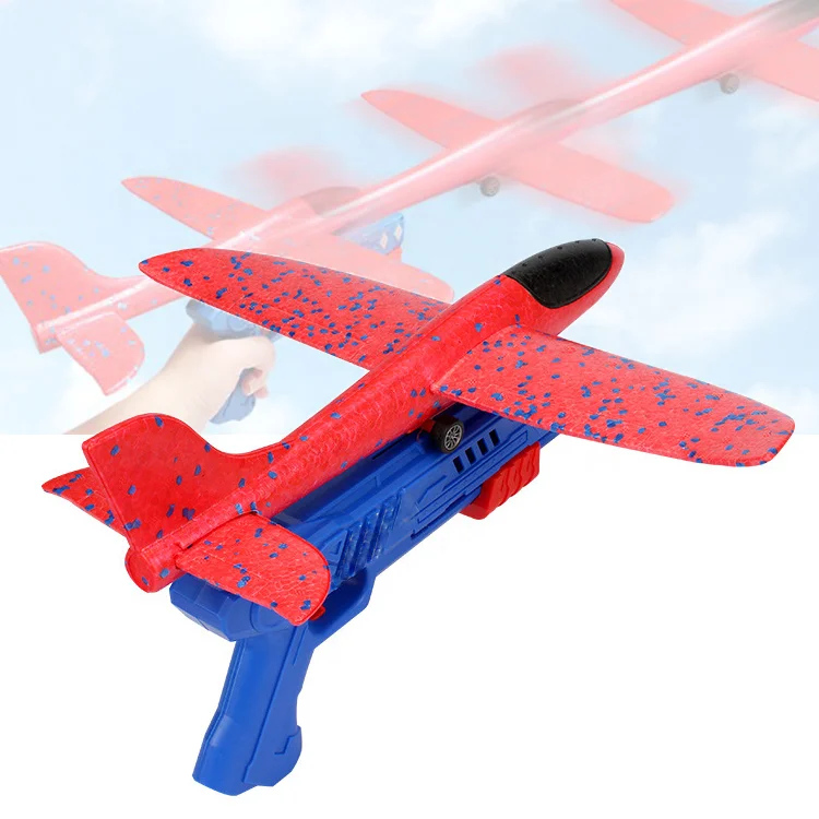 2022 NEW outdoor funny Airplane Launcher Gun New Foam for kid