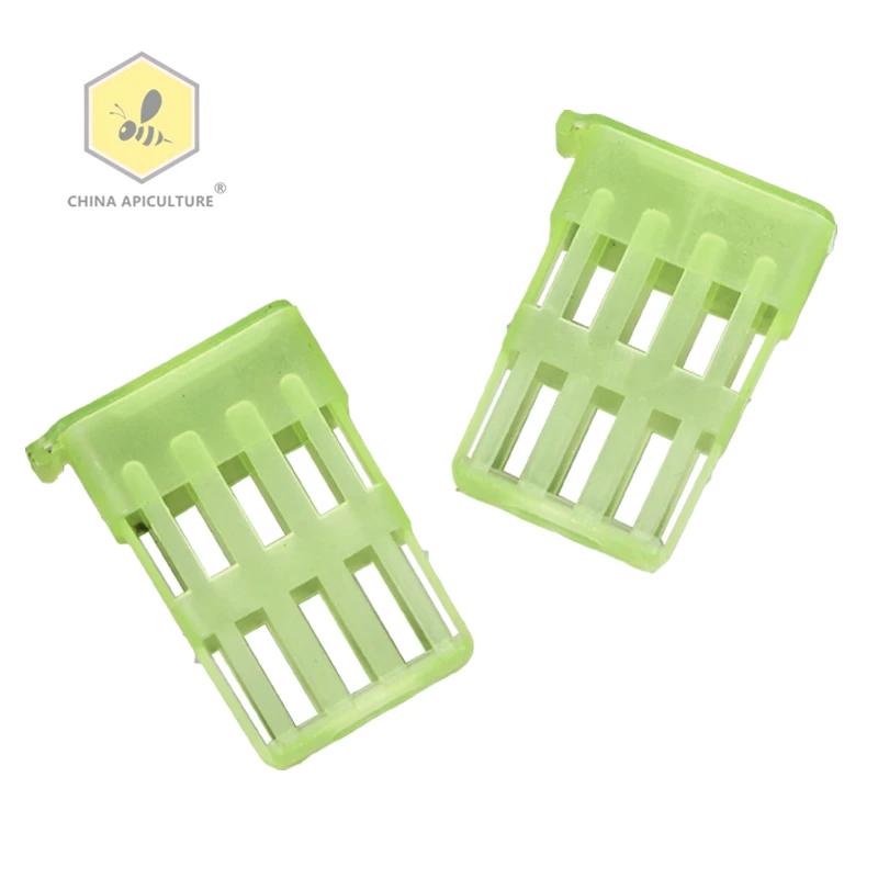 Beekeeping Tools 10pcs Bee Queen Cages Beekeeping Protection Queen Bee Equipment Plastic White Move queen bee