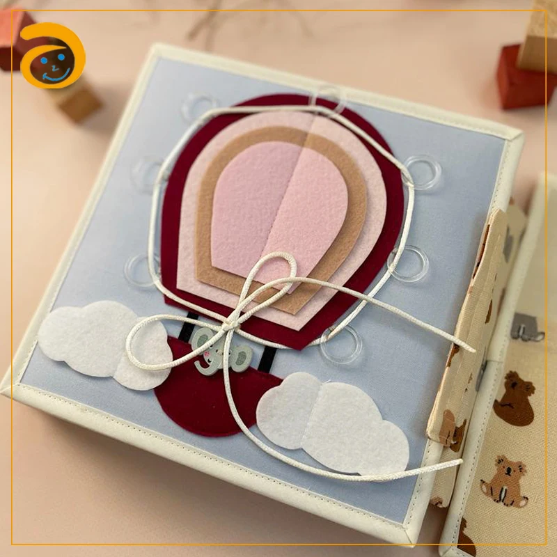 New Arrival Wholesale My Preschool Montessori Sensory Educational Toys Kid Learning Activity DIY Business Felt Busy Quiet Books