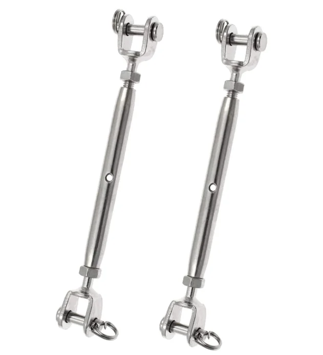 316 Stainless Steel Jaw and Jaw Turnbuckle Rigging Screw Turnbuckle Rigging