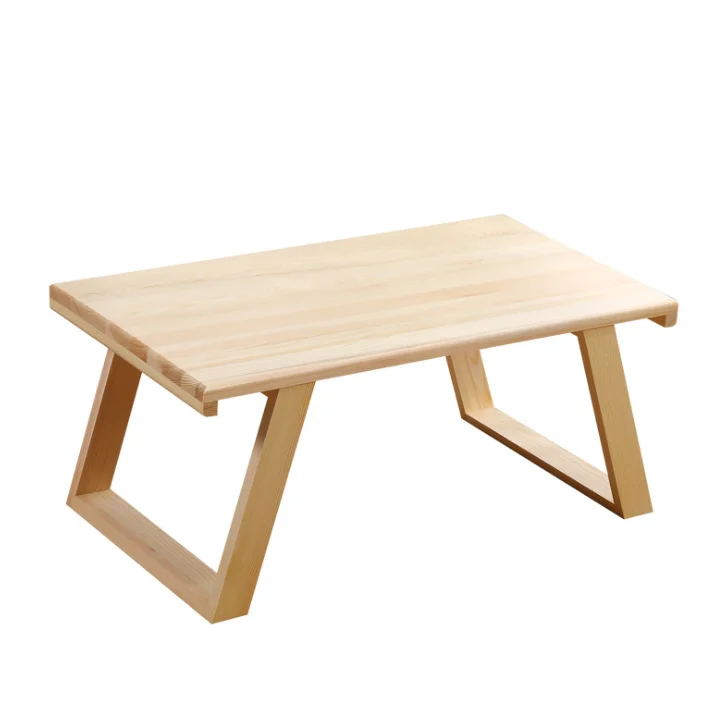 
Custom Japanese Style Traditional Lazy Bed Desk Laptop Tatami Dining Tea Coffee Drinking Bay Window Wood Low Legs Table 