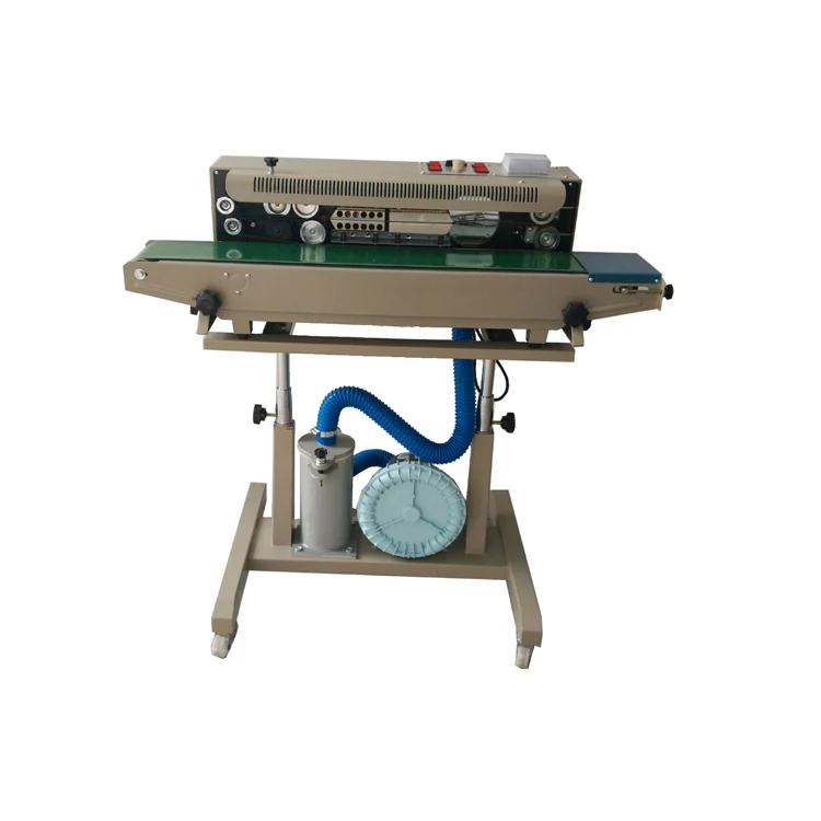 DBF-1000 Penumatized Sealing Machine,Heat Sealer For Plastic Bag/Film With Date Coding