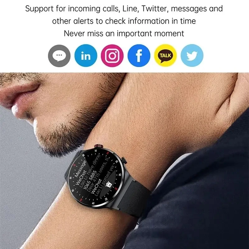 New High Quality QW33 Bw0382 Smart Watch For Men Sports Fitness Watches For Android Ios Smartwatch Montre Intelligente Hombre