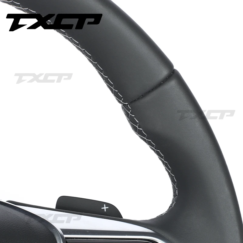Подходит для Audi S1 S3 S4 S5 RS3 RS4 RS5 RS6 RS7 A7 C6 C7 C8 B8 B8.5 B9 TT R8 Q3 Q5 Q7 Q8 A6 A4 обновляющее кожаное рулевое колесо