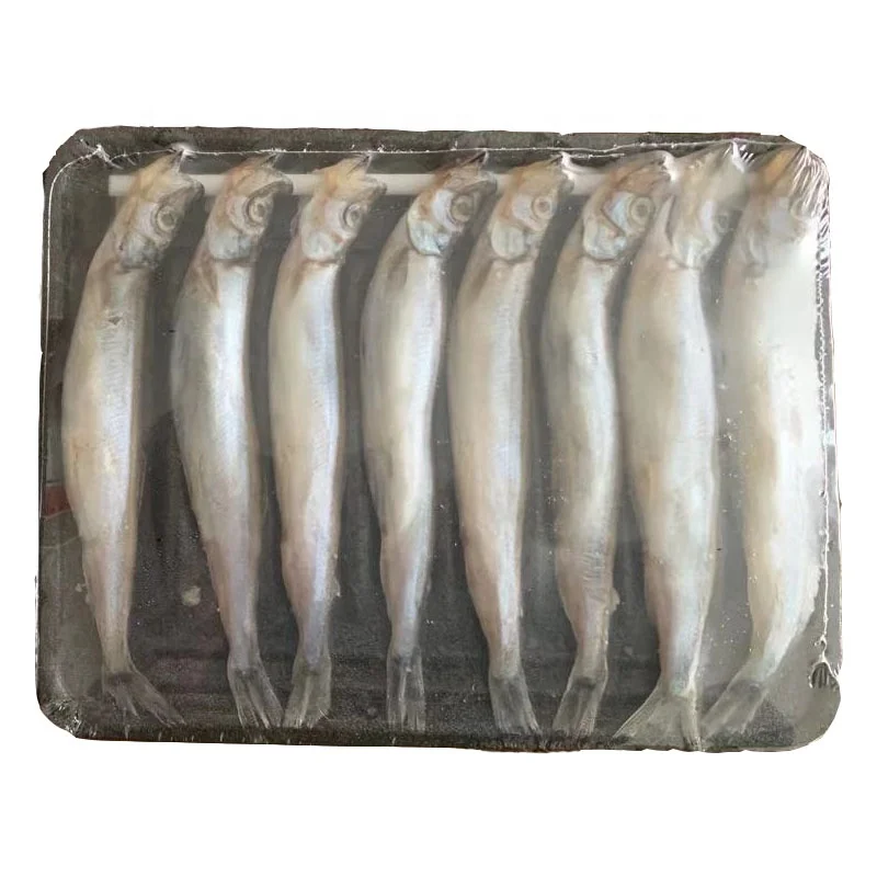 Osmerus mordax (Mitchill) female Capelin whole round China factory manufactures Japan