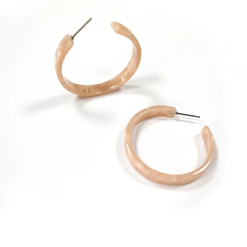 
CC earrings for women 2020 fashion acrylic hood earrings jewelry trendy Leopard-print jewellery 