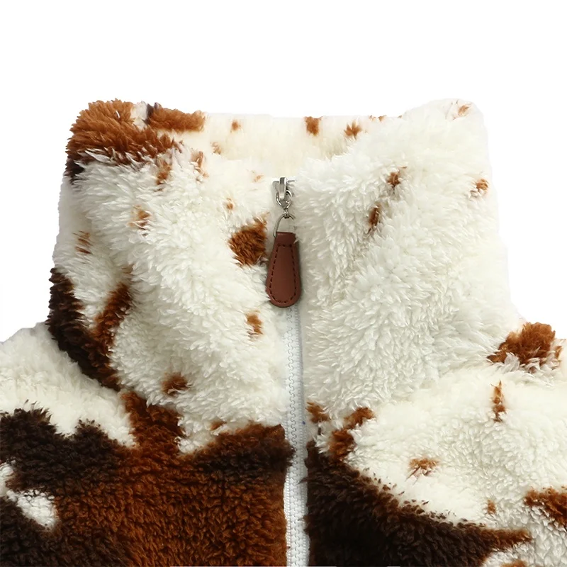 Winter Children Family Matching Clothes Sherpa Adult Hoodie Coat Mommy And Me Outfits