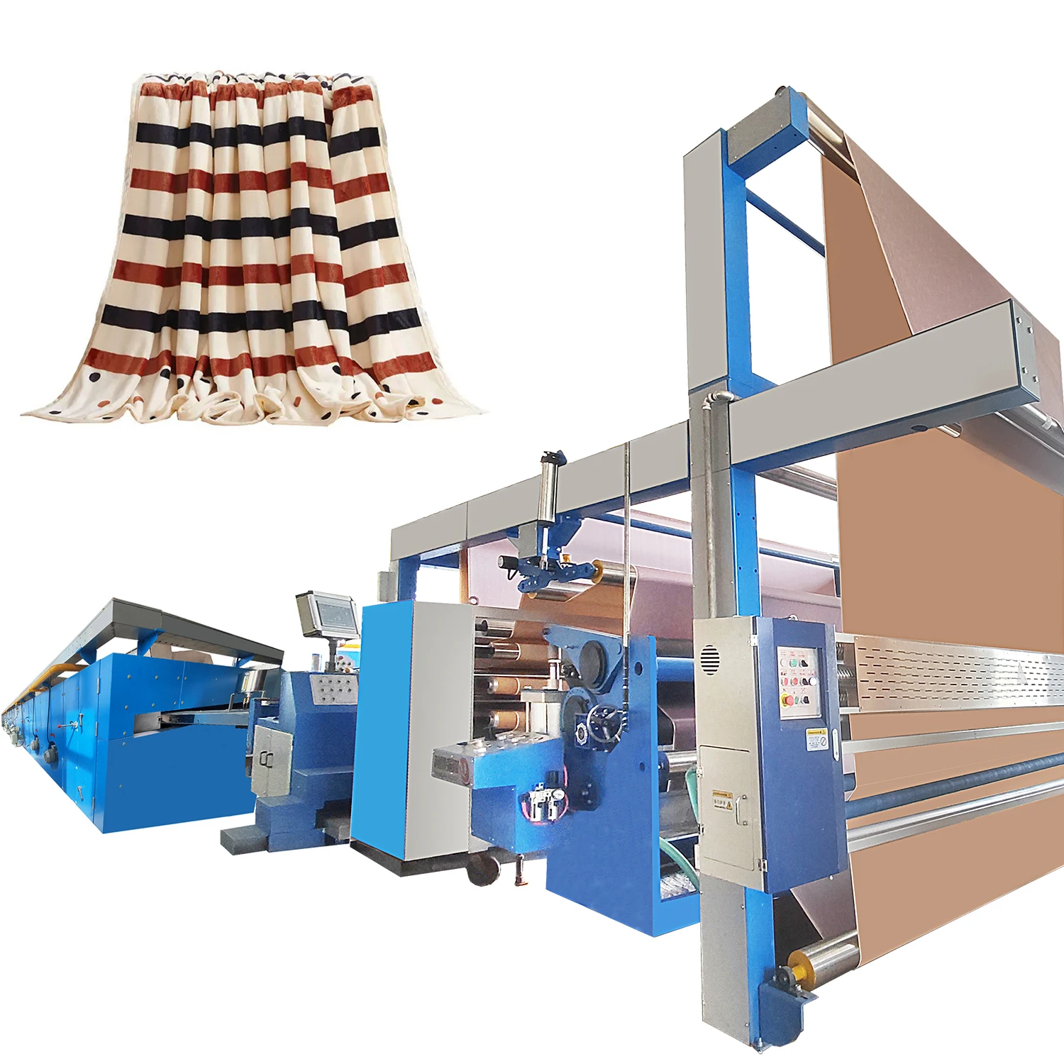 Youneng small Finishing textile machinery stenter For Blanket Fabric