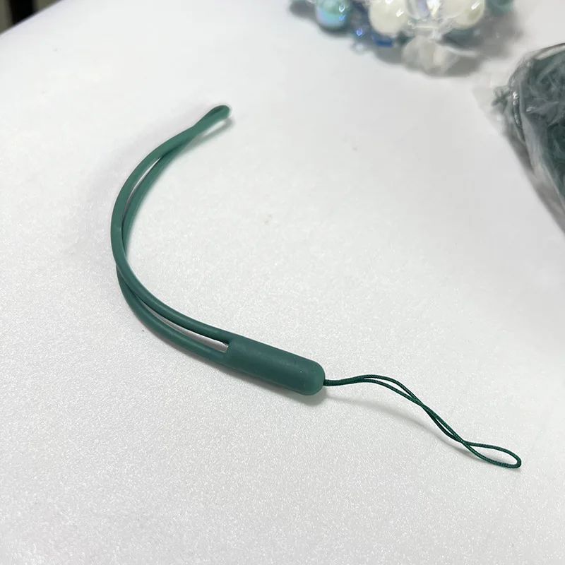 Silicone bluetooth headset anti-lost rope Silicone lanyard u disk phone case fan anti-lost rope Colorful universal models