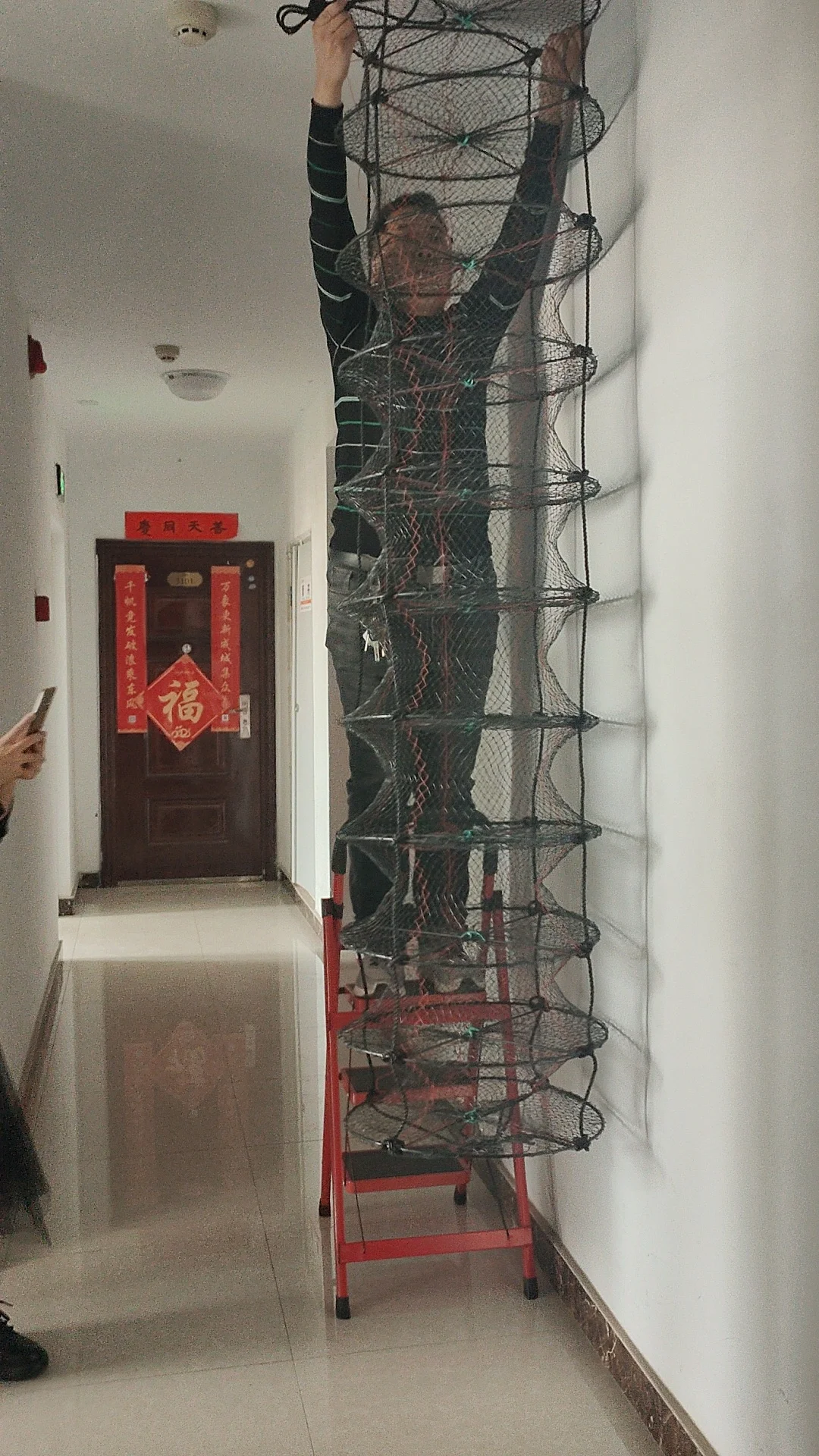 Hot Sale New Type 10 Layers High Quality Fishing Trap Scallop Cage Black Color with High Quality