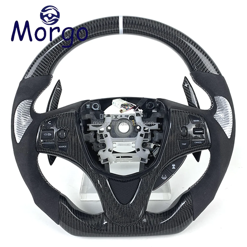 Cars accessories for Honda Customized carbon fiber steering wheel for Honda Acura TLX/TSX 2012-2018 more series Civic Accord