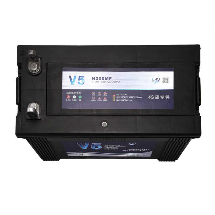 12V200Ah lead acid Truck batteries mf car battery factory wholesale price auto battery for starter price