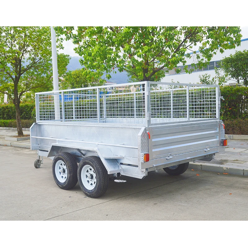 GINO Fully Welded Heavy duty Hydraulic Electric Tipper Trailers