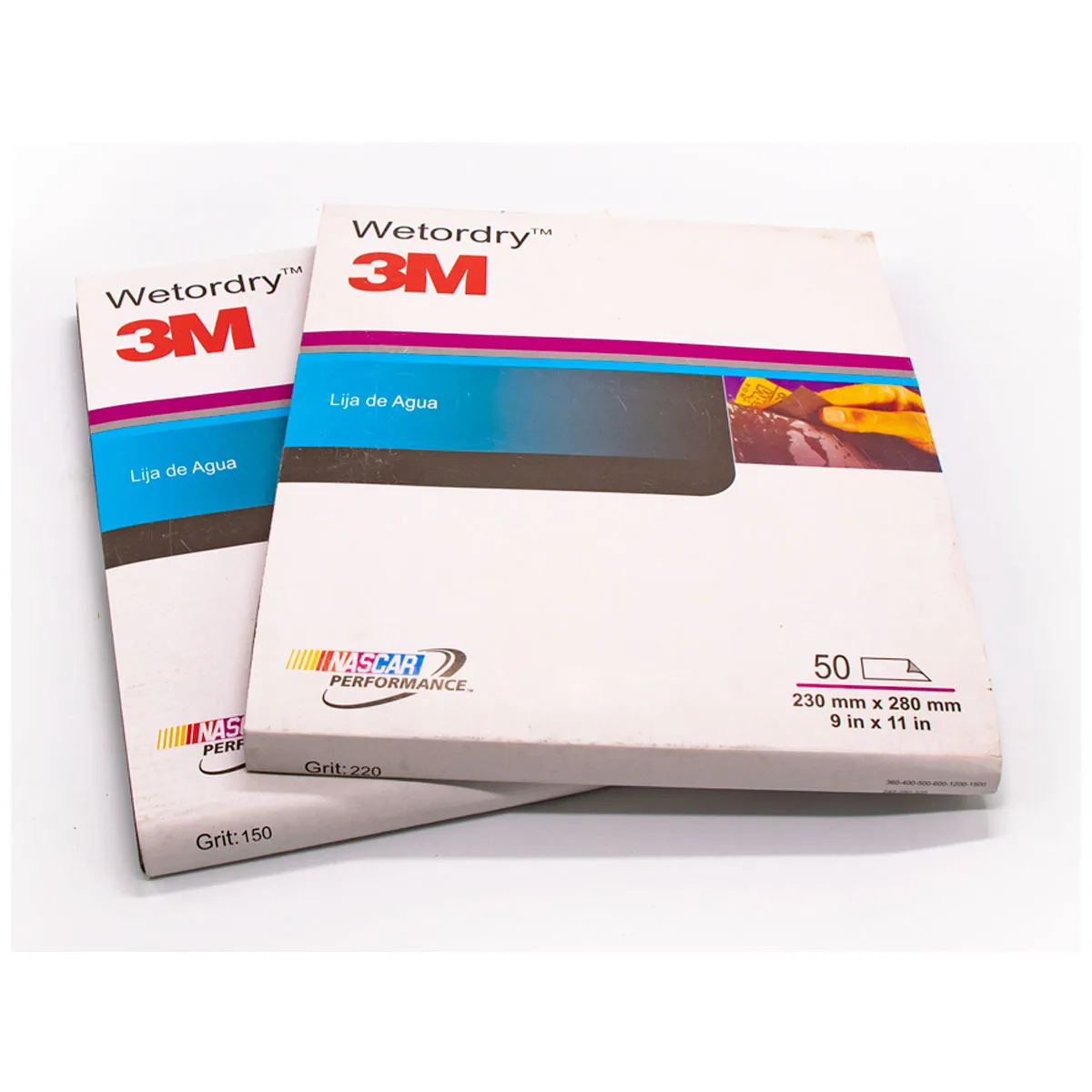 Alta calidad de 3m Carbide de siliduro resistente al agua arena abrasivo de papel Grit 60 a 2000 papel de lija humedo y seco pap