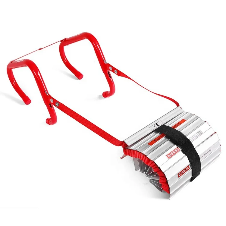 Certified products en131 approvedHigh Strength aluminum Portable fire safety escape ladder from factory