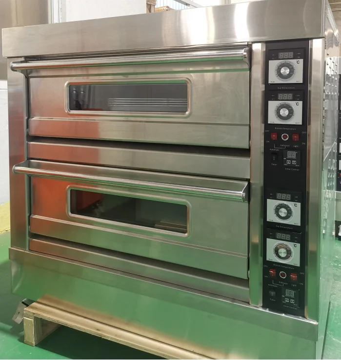 2 deck 4 tray Electric Commercial Oven bread Oven Layer Bakery Deck Oven Baking Equipment
