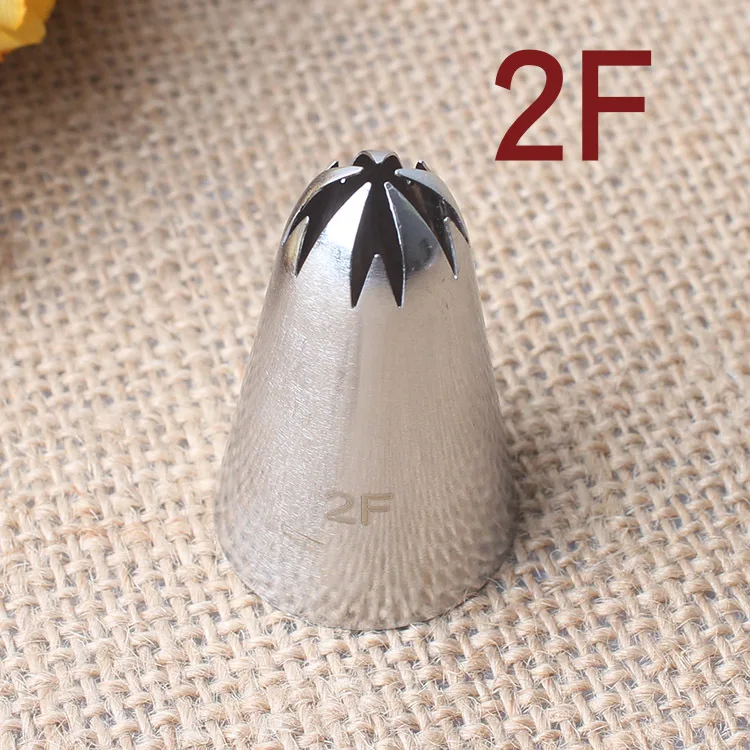 1A 2A 2F 6B 195 853 Medium Pastry Tube DIY Baking Cookies Piping Tool 304 Stainless Steel Cake Nozzles