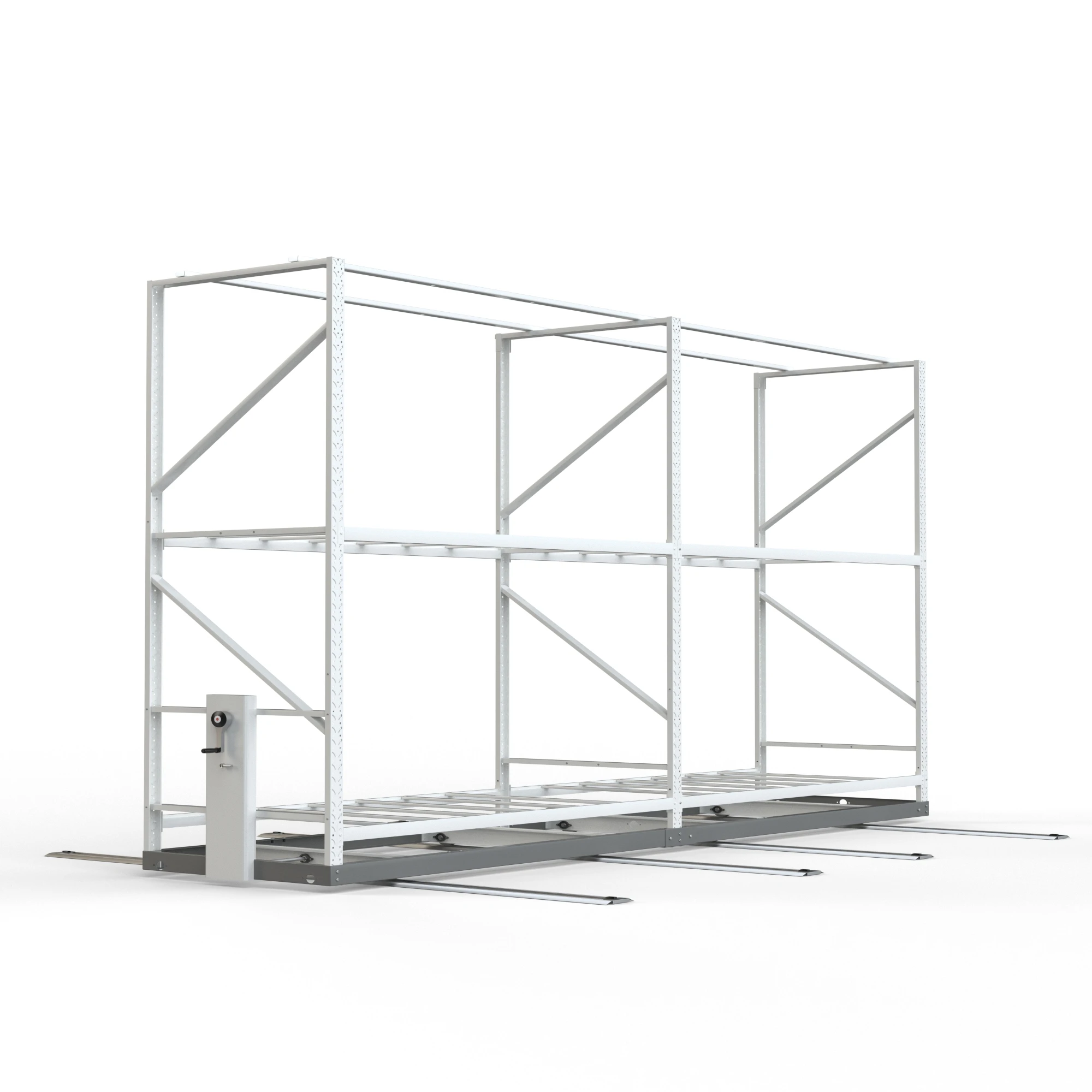 Greenhouse Mobile Hydroponic System Ebb Plant Grow Rack